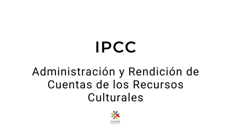 Administración y Rendición de Cuentas de los Recursos Culturales