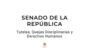 Asistencia, Régimen Disciplinario y Control Político